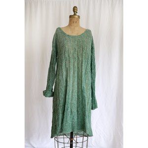 FREE PEOPLE cable knit sweater tunic